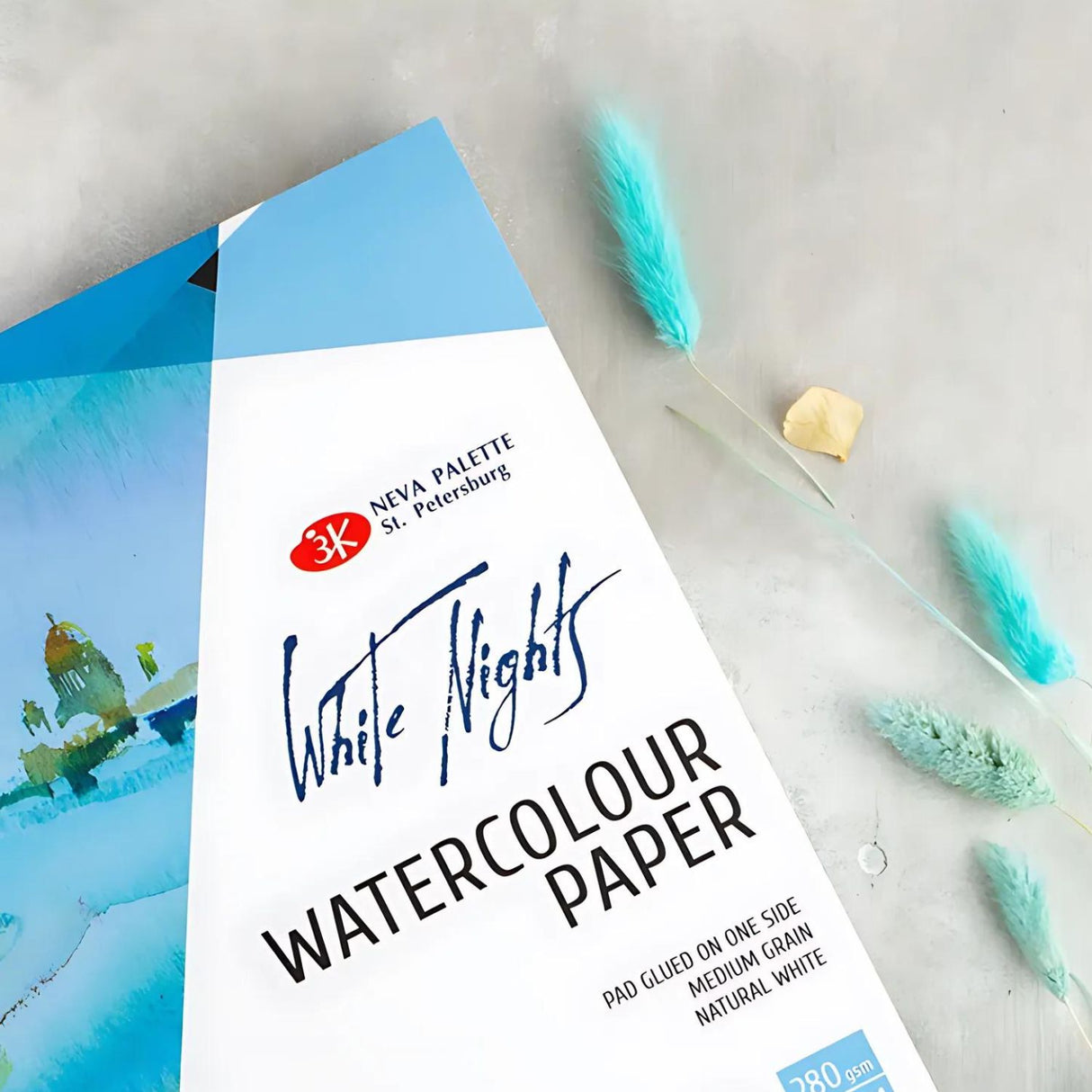 White Nights - Block para Acuarela 13 x 19 cm, 15 Hojas, 280 g/m2