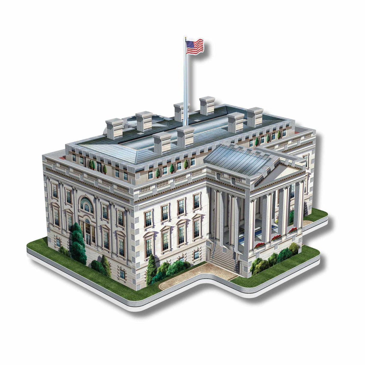 Wrebbit - Puzzle 3D American Icons The White House