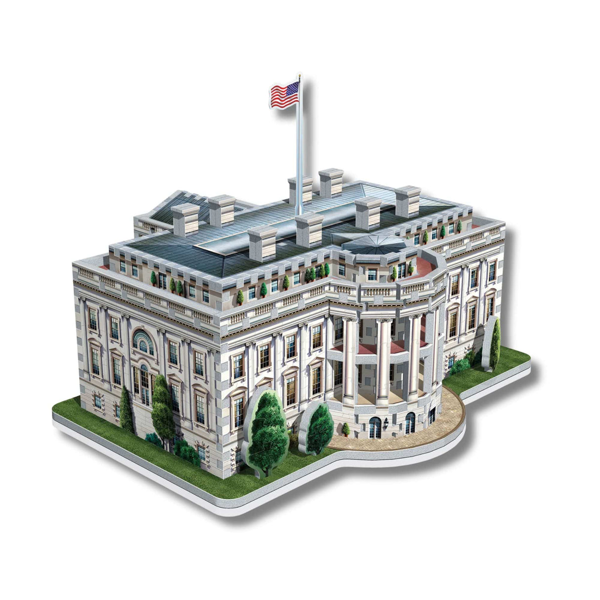 Wrebbit - Puzzle 3D American Icons The White House