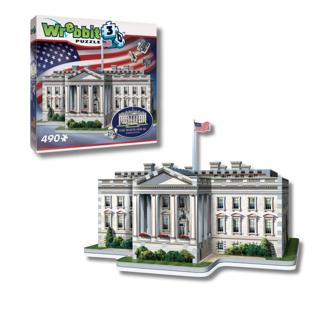Wrebbit - Puzzle 3D American Icons The White House