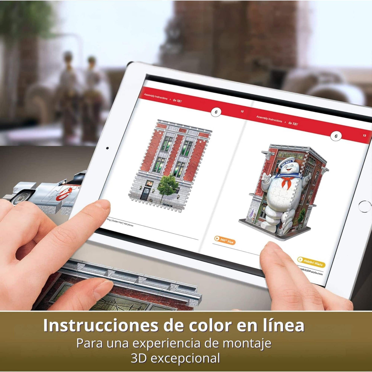 Wrebbit - Puzzle 3D Cazafantasmas Firehouse Headquarters
