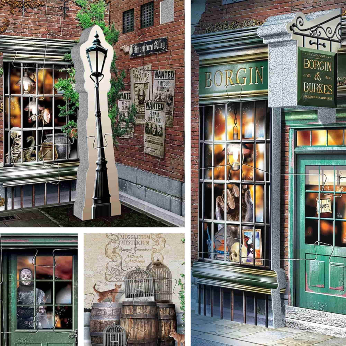 Wrebbit - Puzzle 3D Harry Potter Borgin And Burkes