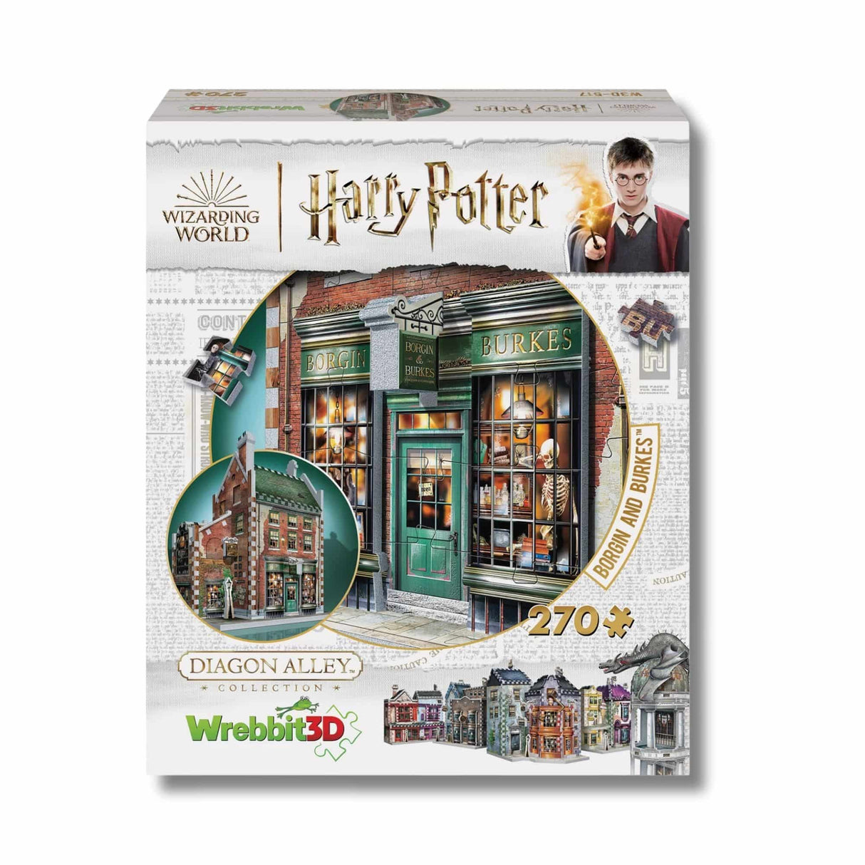 Wrebbit - Puzzle 3D Harry Potter Borgin And Burkes