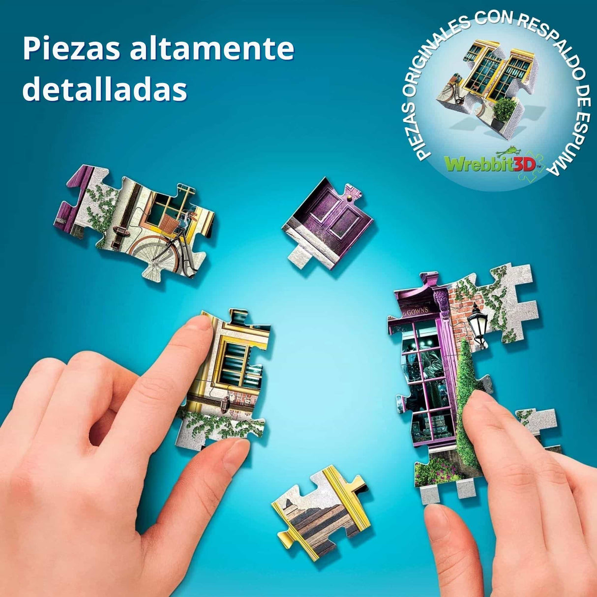 Wrebbit - Puzzle 3D Harry Potter Madam Malkin's & Florean Fortescue's Ice Cream