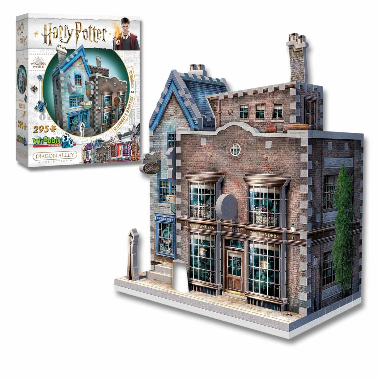Wrebbit - Puzzle 3D Harry Potter Ollivander's Wand Shop & Scribbulus