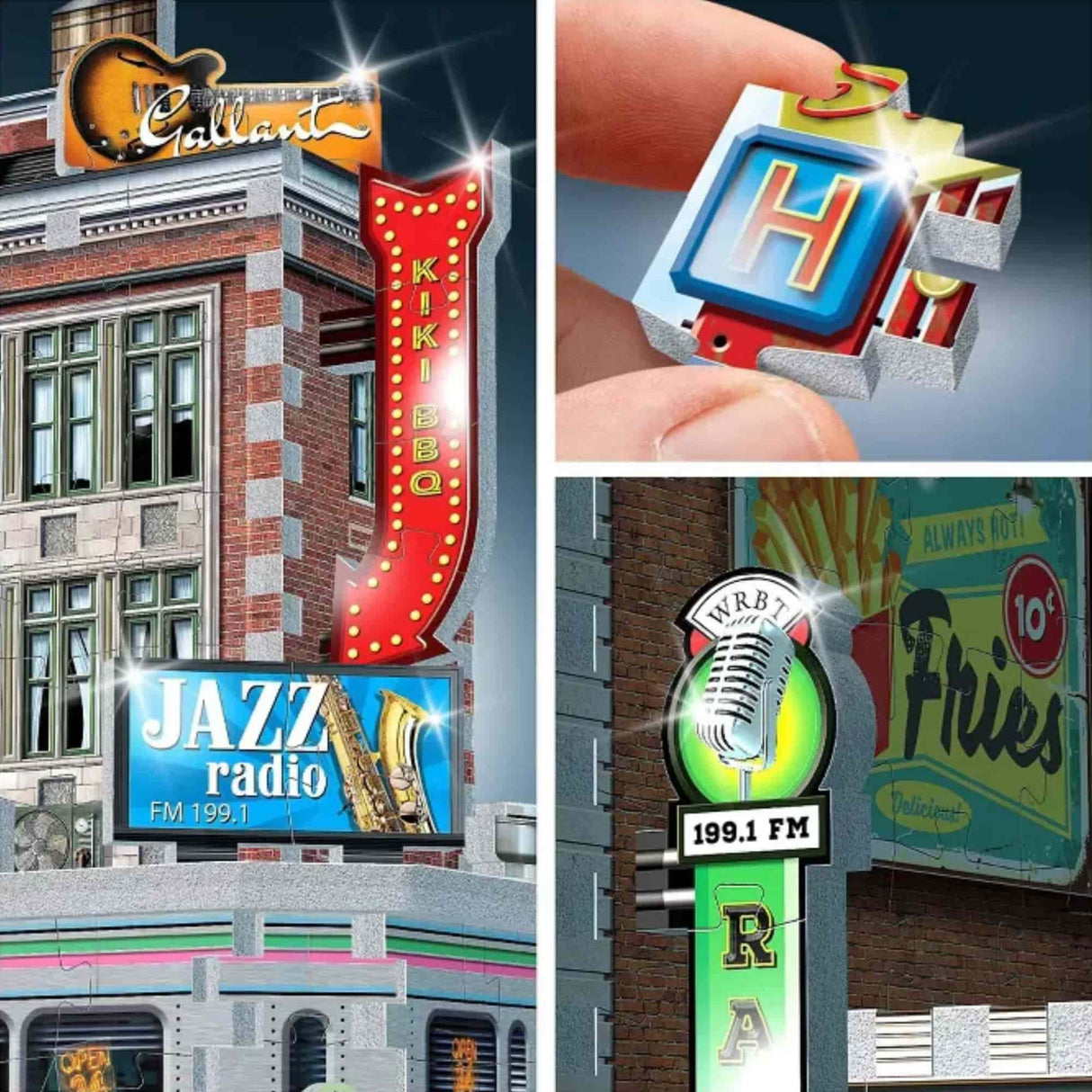 Wrebbit - Puzzle 3D Retropolis Collection 1950's Diner