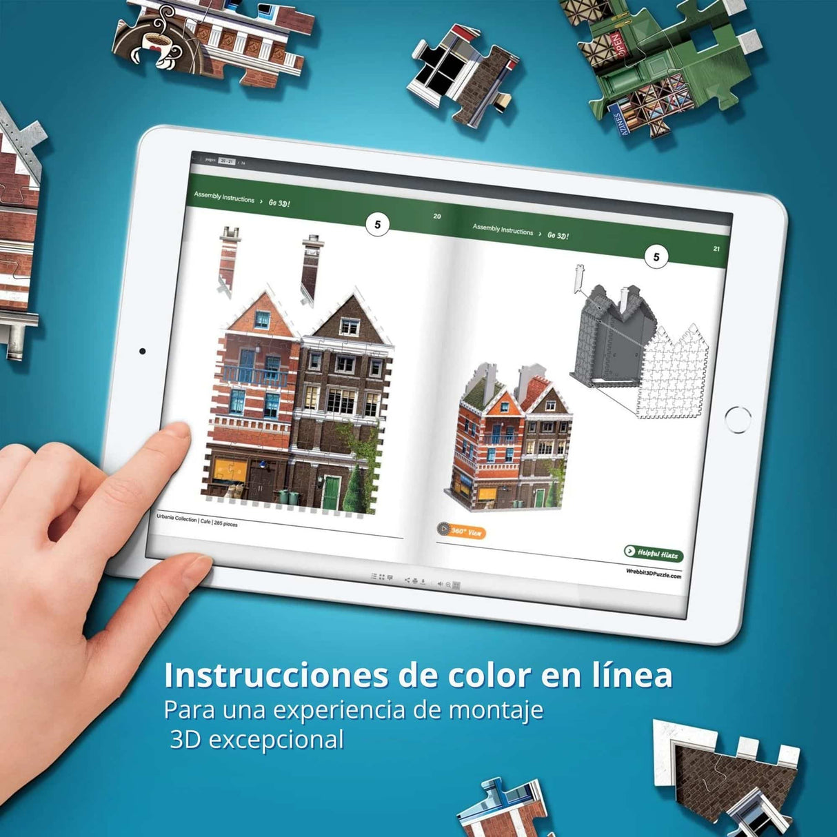 Wrebbit - Puzzle 3D Urbania Collection Café