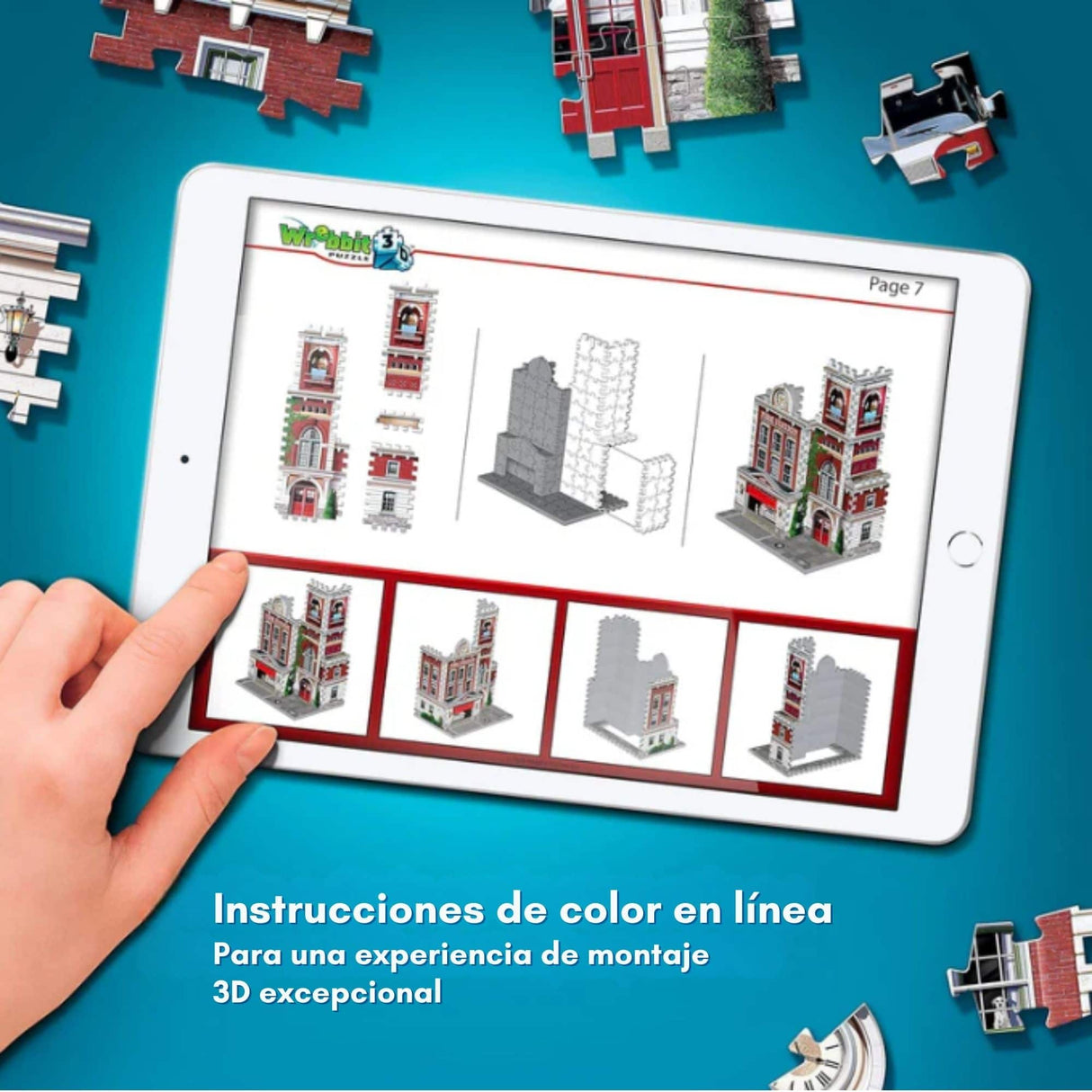 Wrebbit - Puzzle 3D Urbania Collection Fire Station