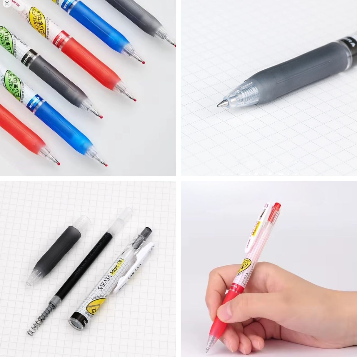 Zebra Sarasa Mark On - Lápiz Tinta Gel Punta Retráctil 0.5 mm