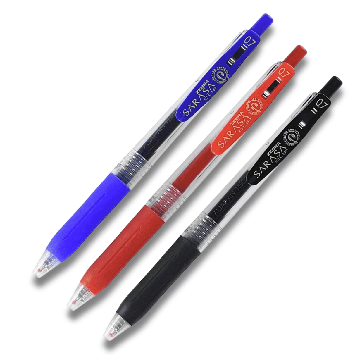 Zebra Sarasa Clip - Set 3 Lápices Tinta Gel Punta 05