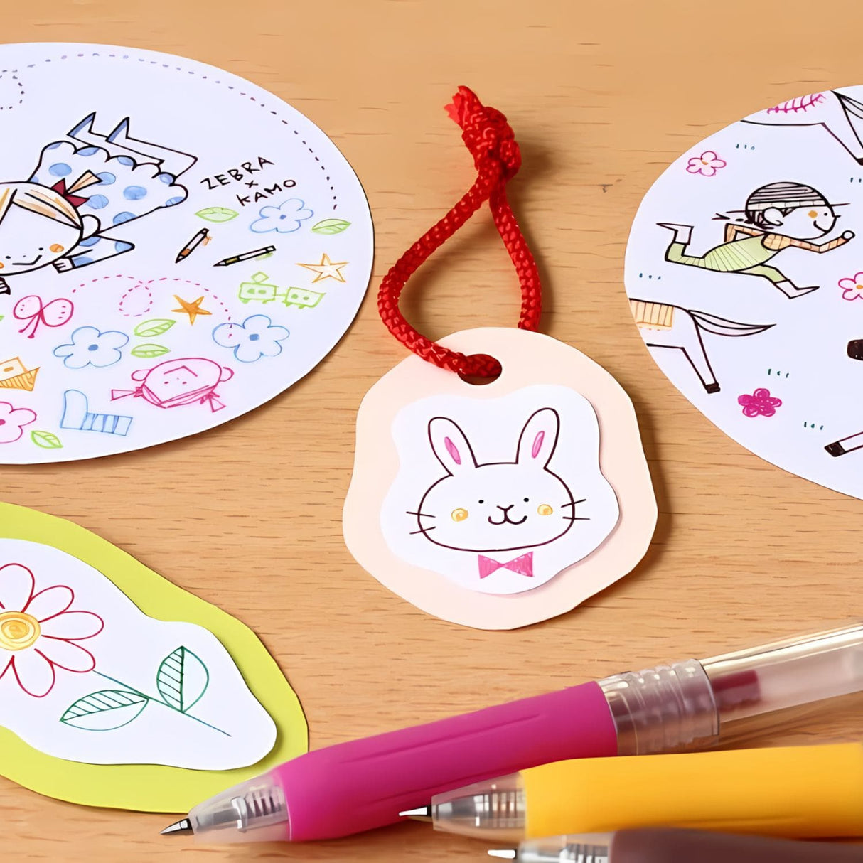 Zebra Sarasa Clip - Set 5 Lápices Tinta Gel Punta 05