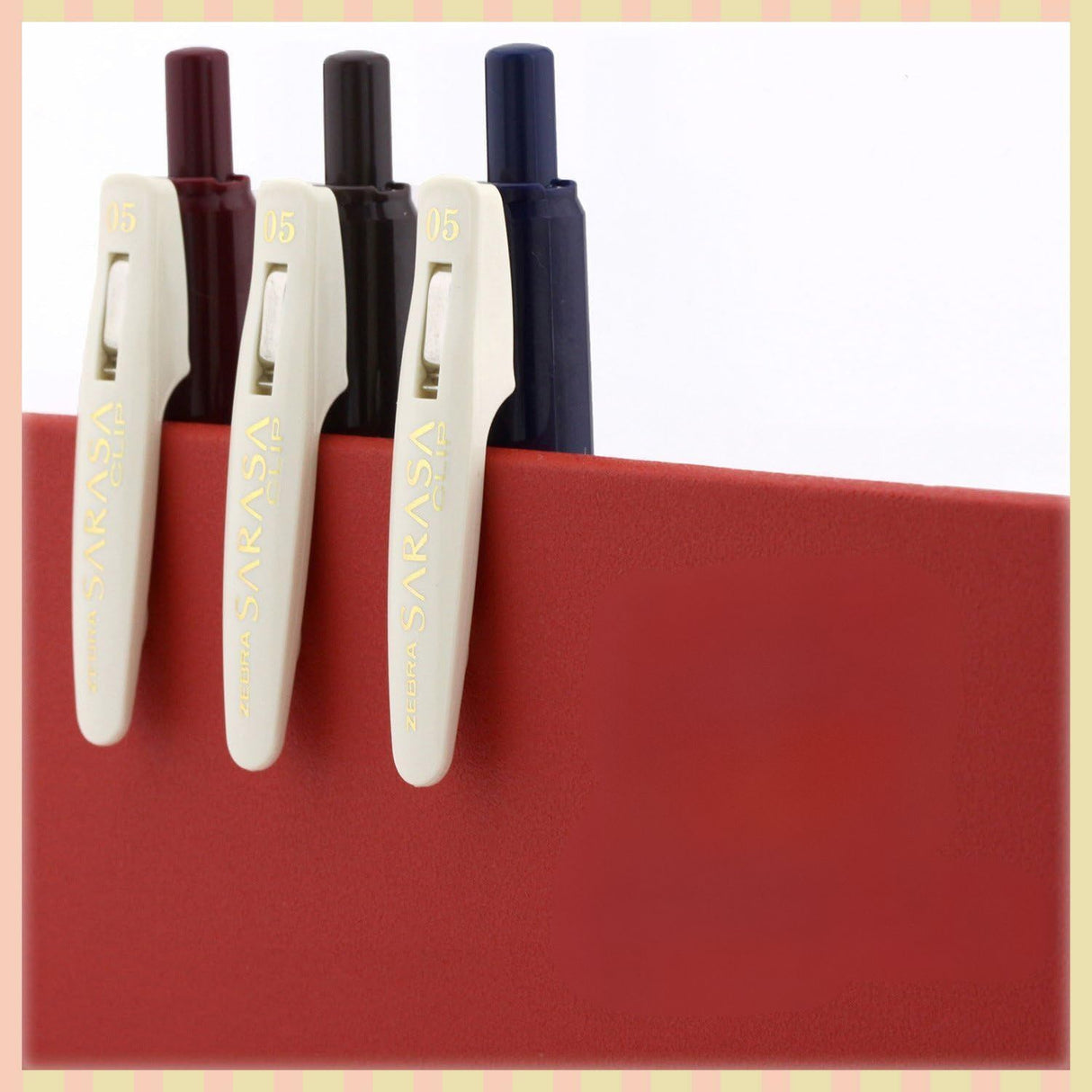 Zebra Sarasa Clip - Set 5 Lápices Tinta Gel Vintage B Punta 05