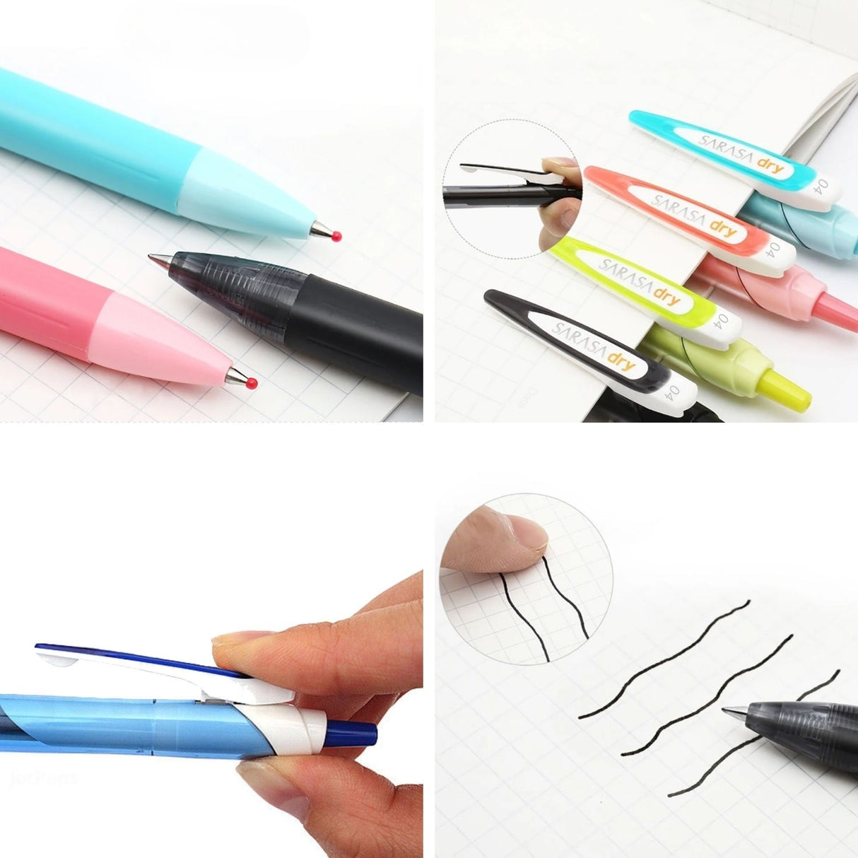Zebra Sarasa Dry - Lápiz Tinta Gel Punta 04