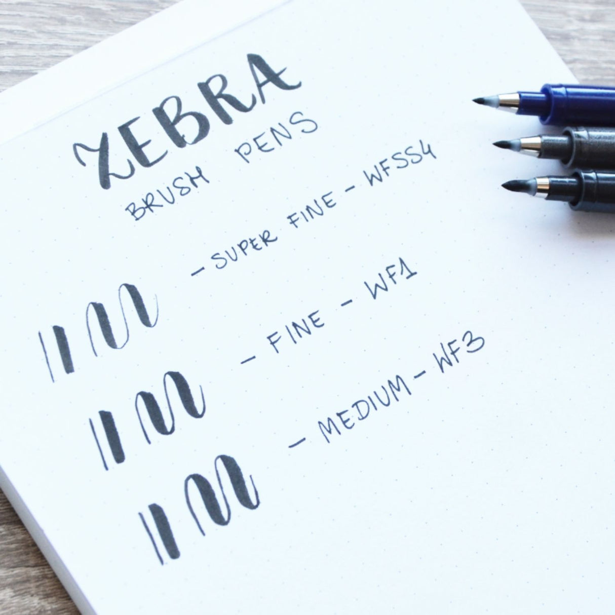 Zebra Zensations - Brush Pen a Prueba de Agua