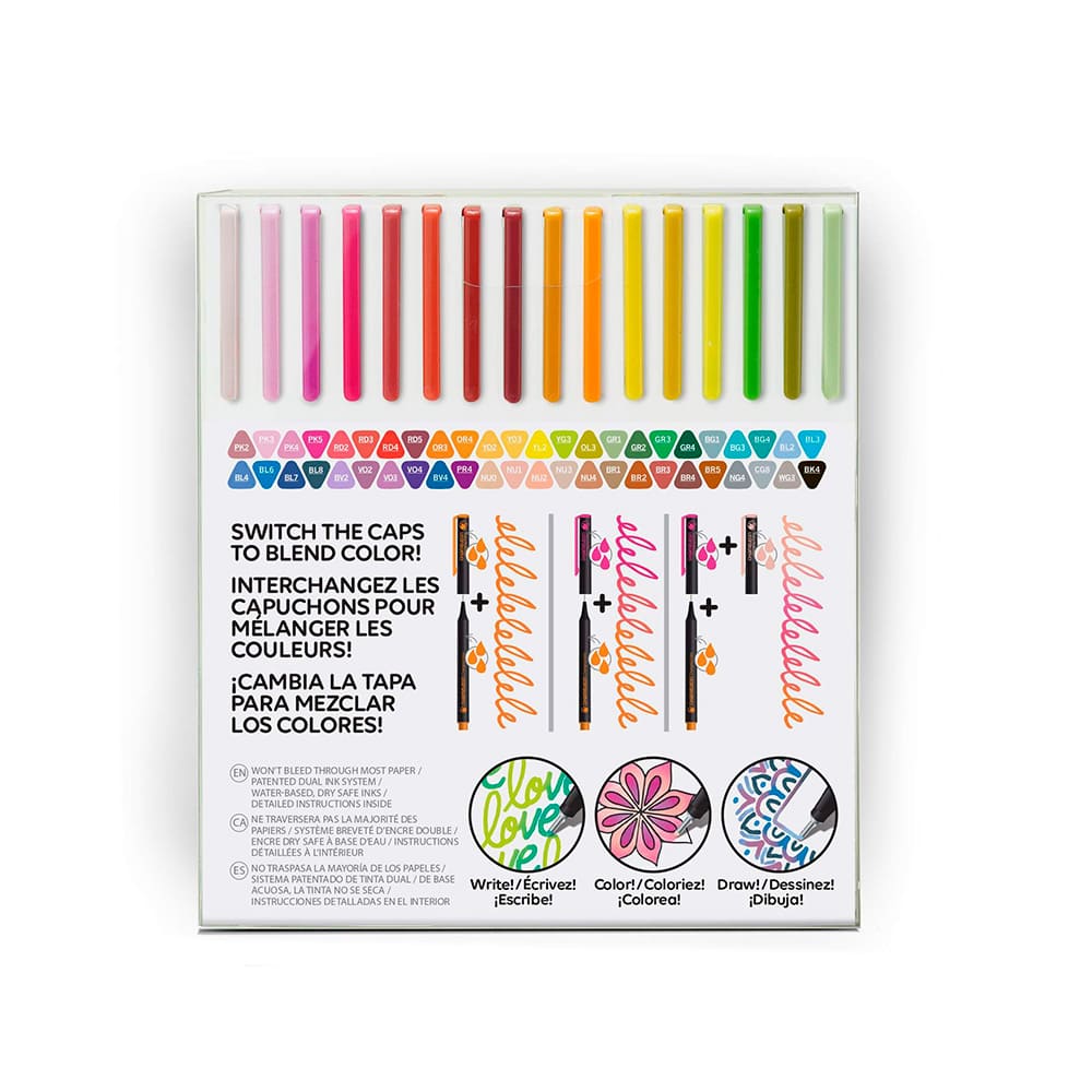 Chameleon-Fineliners-Set-48-Tiralineas-Colores-Brillantes-2