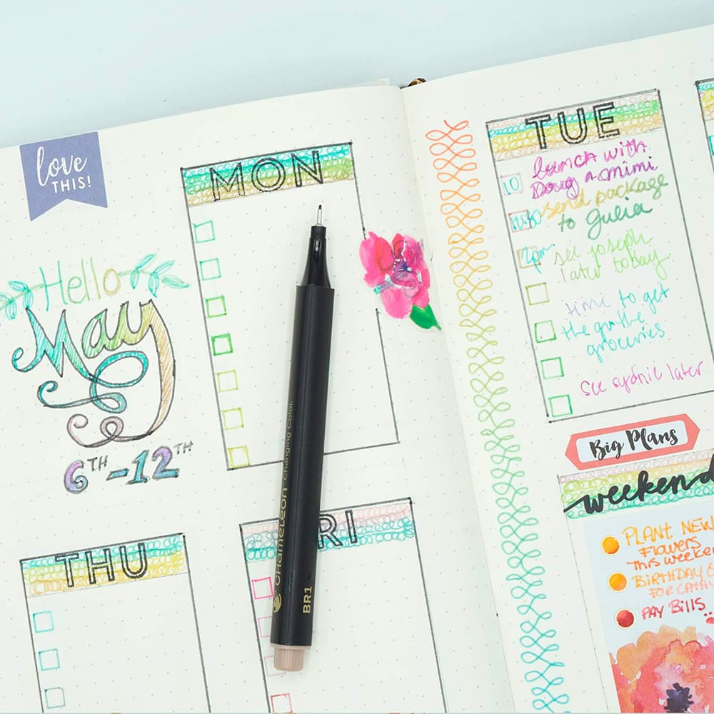 Chameleon-Fineliners-Set-48-Tiralineas-Colores-Brillantes-6