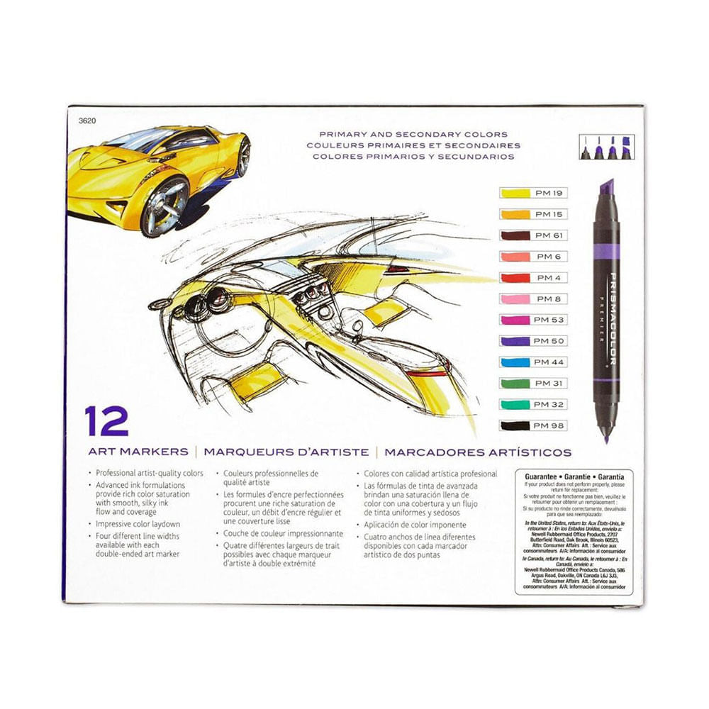 Prismacolor-Premier-Art-Markers-Set-12-Marcadores-Doble-Punta-Colores-Primarios-y-Secundarios-4
