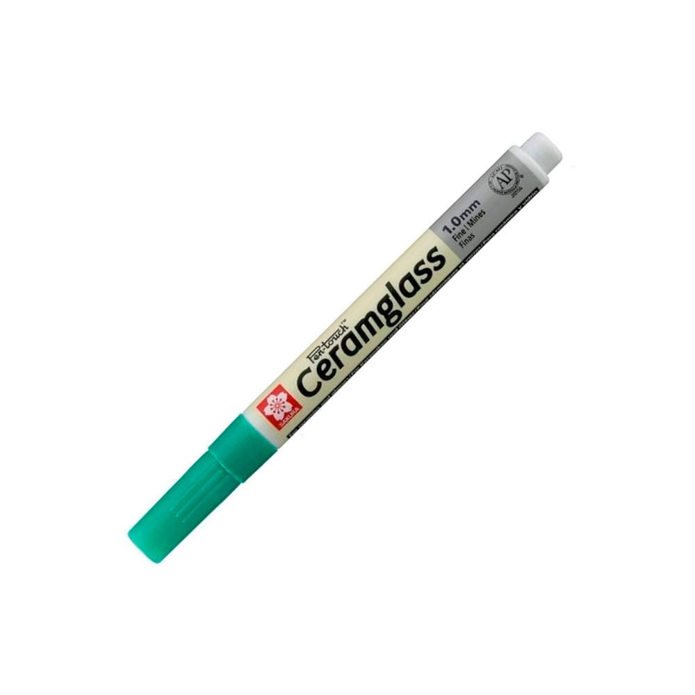 Sakura-PenTouch-Marcadores-para-Ceramica-y-Vidrio-Ceramglass-1-mm-Verde