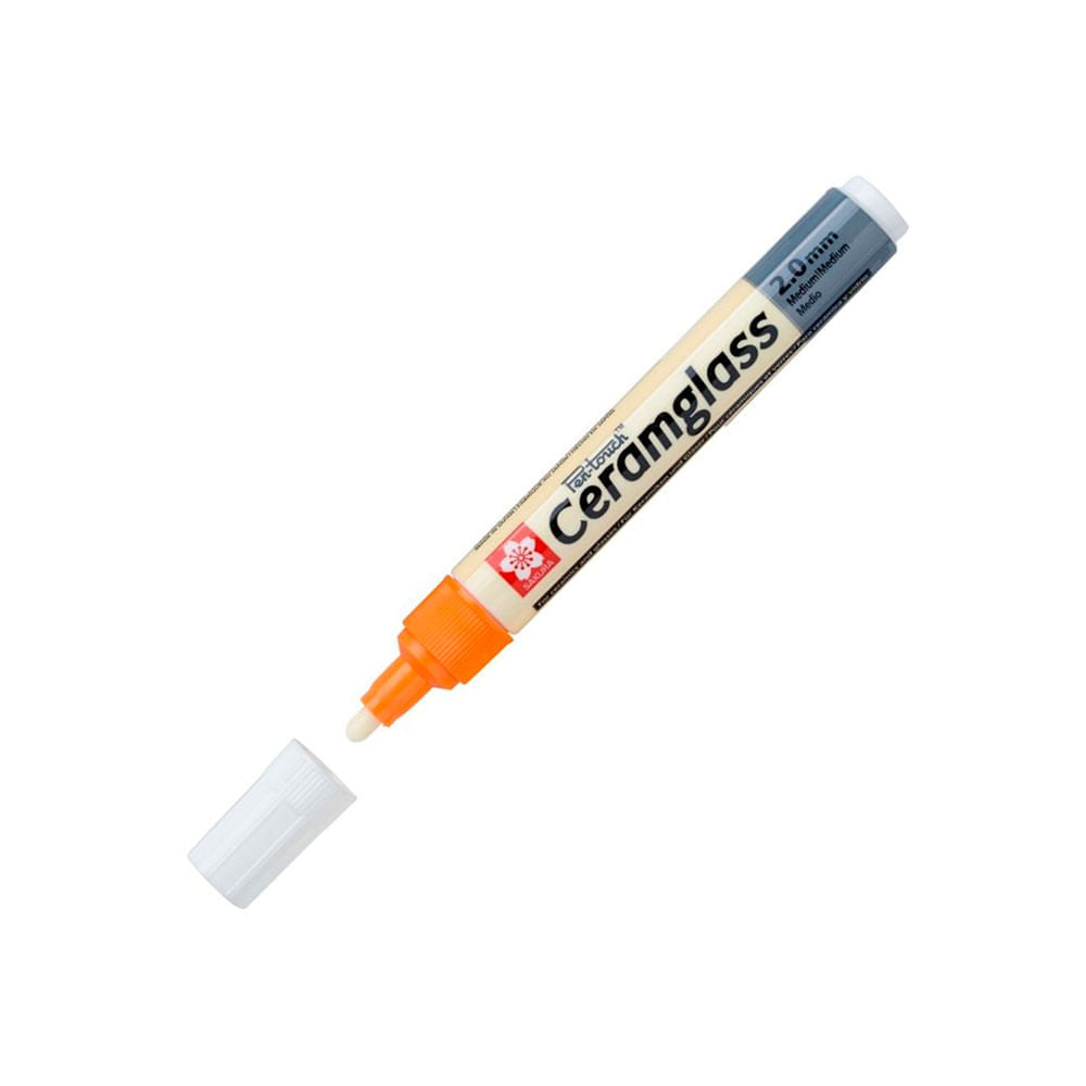 Sakura-PenTouch-Marcadores-para-Ceramica-y-Vidrio-Ceramglass-2-mm-Naranja