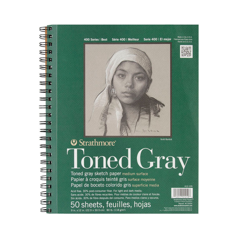 Strathmore-Toned-Gray-Croquera-Papel-Gris---229-x-305-cm---50-Hojas-118-gr-m2