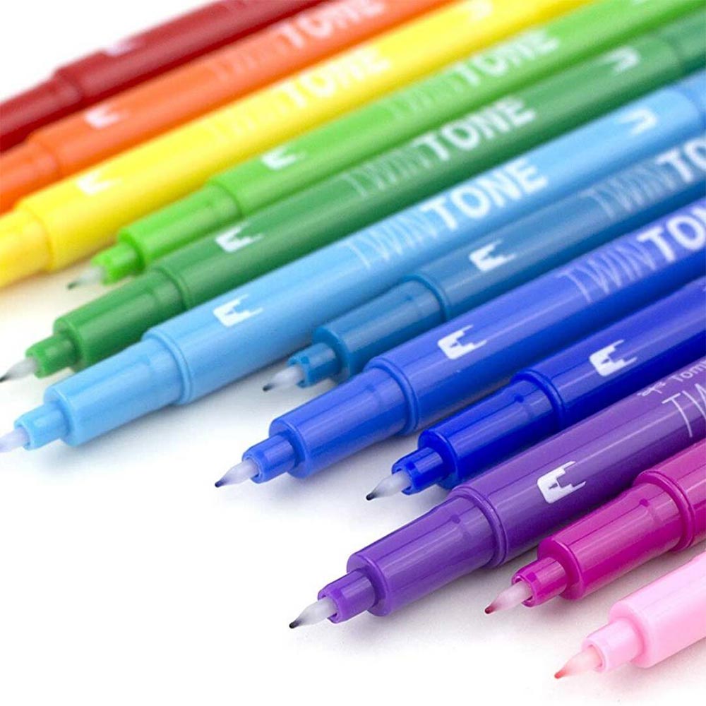 Tombow-TwinTone-Set-12-Marcadores-Rainbow-3