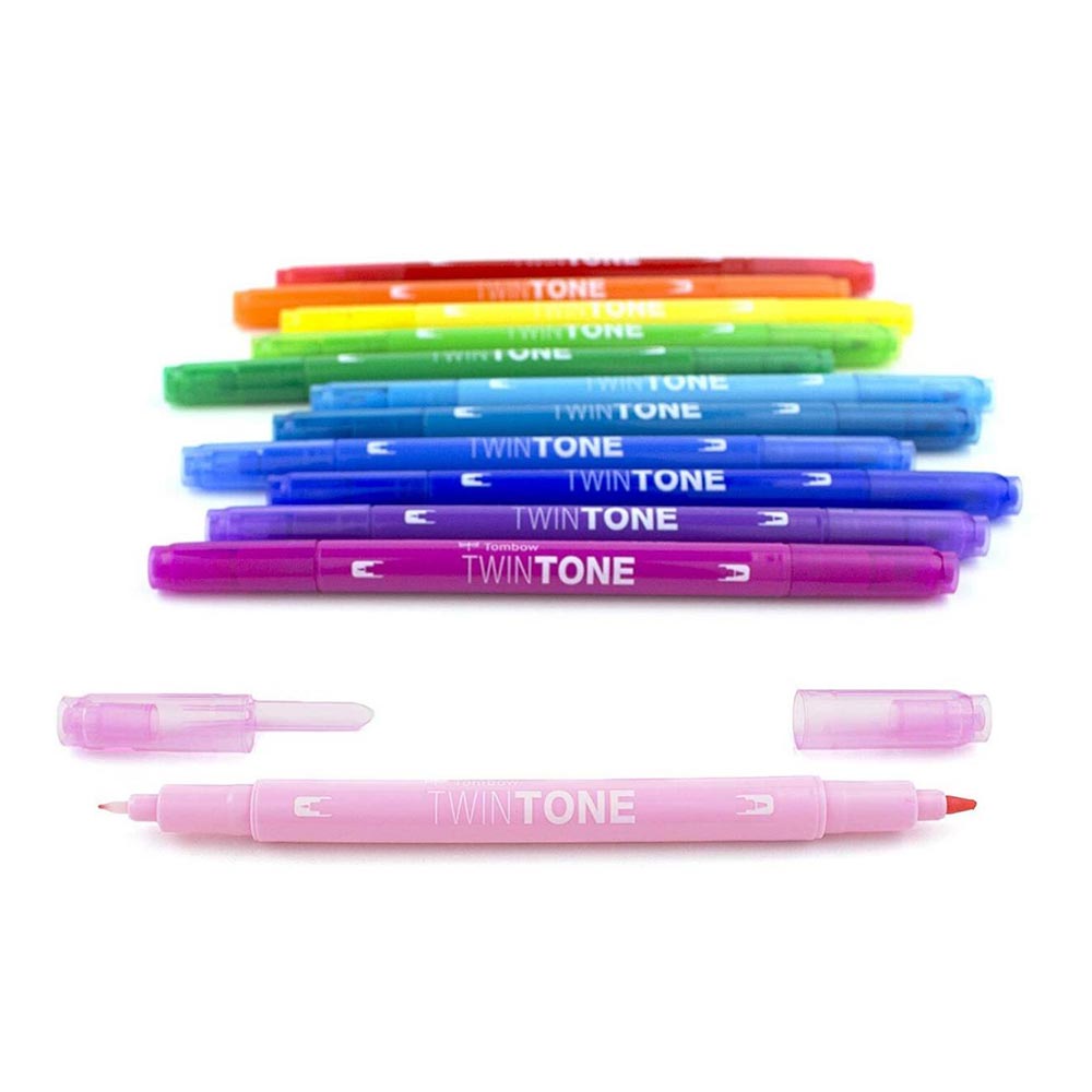 Tombow-TwinTone-Set-12-Marcadores-Rainbow-5