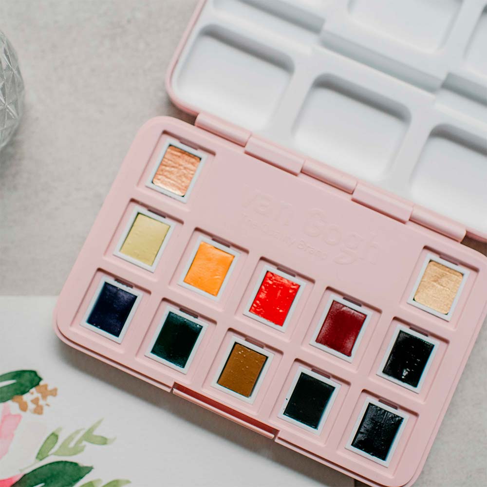 Van-Gogh-Pocket-Box-Set-12-Acuarelas-en-Pastillas-Floral-Frau-Holle-3