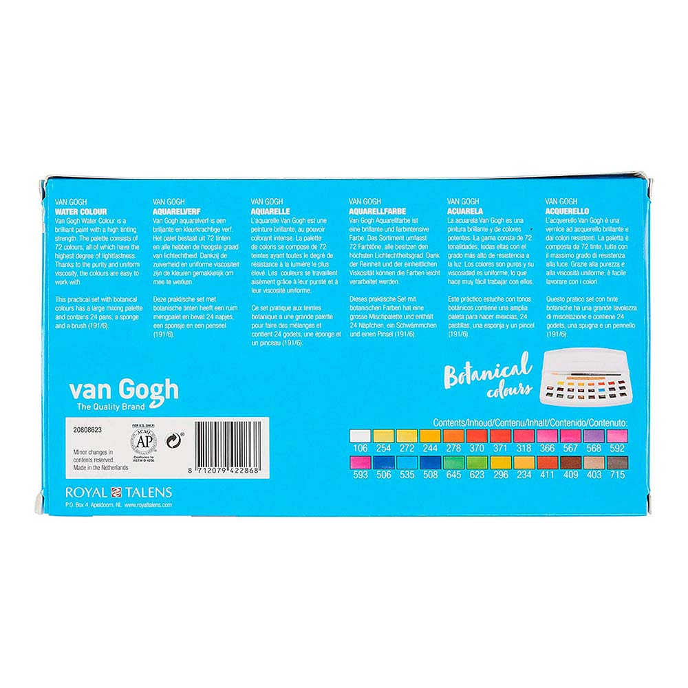 Van-Gogh-Watercolors-Set-Acuarelas-Media-Pastilla-24-Colores-Botanicos-5
