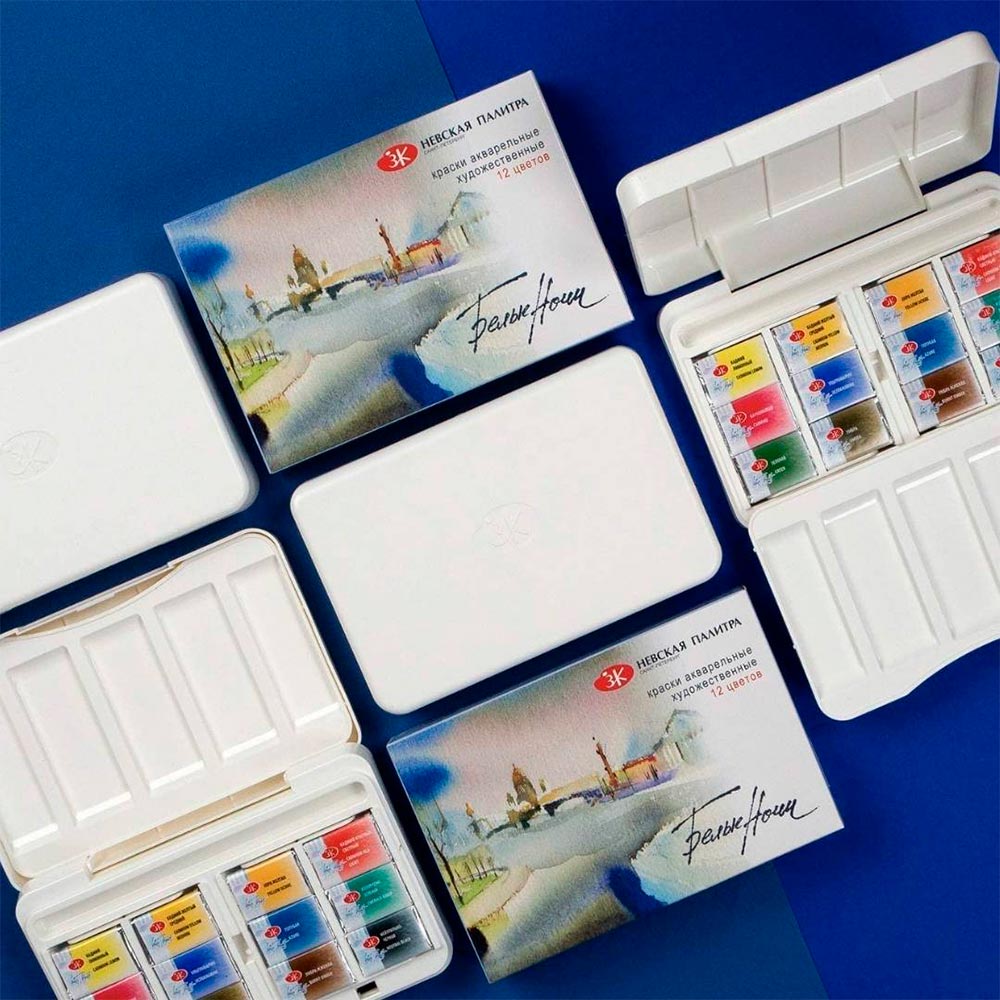White-Nights-St-Petersburg-Set-12-Acuarelas-Rusas-Extra-Finas-3