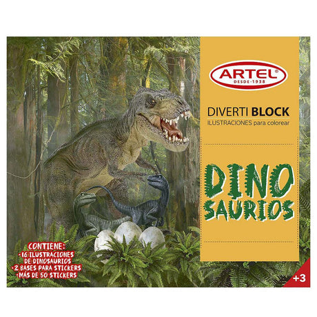artel-divertiblock-block-para-colorear-dinosaurios