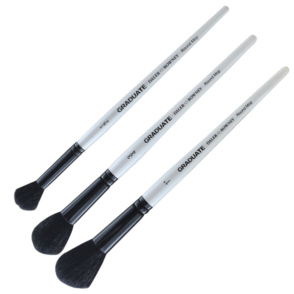 daler-rowney-graduate-pinceles-round-mop-pelo-cabra-negra