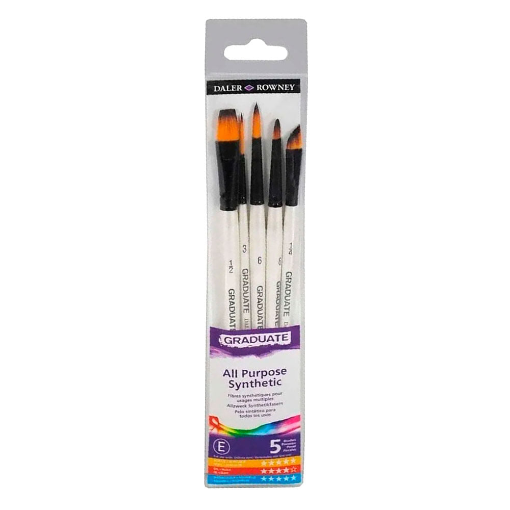 daler-rowney-graduate-set-5-pinceles-watercolour