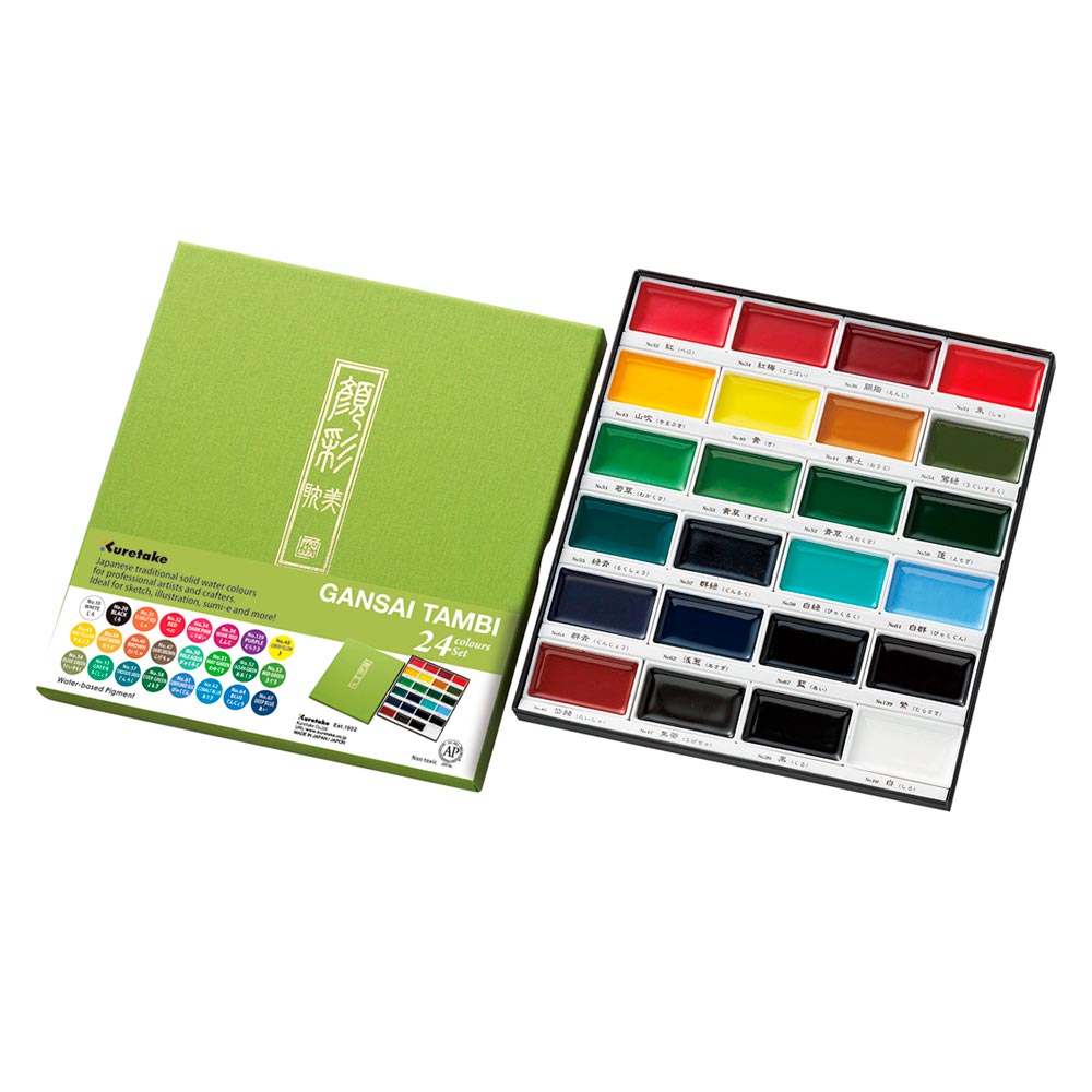 kuretake-gansai-tambi-set-24-acuarelas