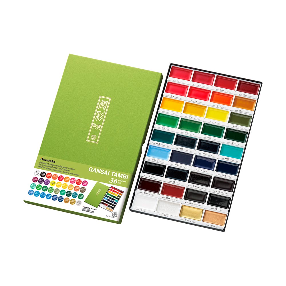 kuretake-gansai-tambi-set-36-acuarelas