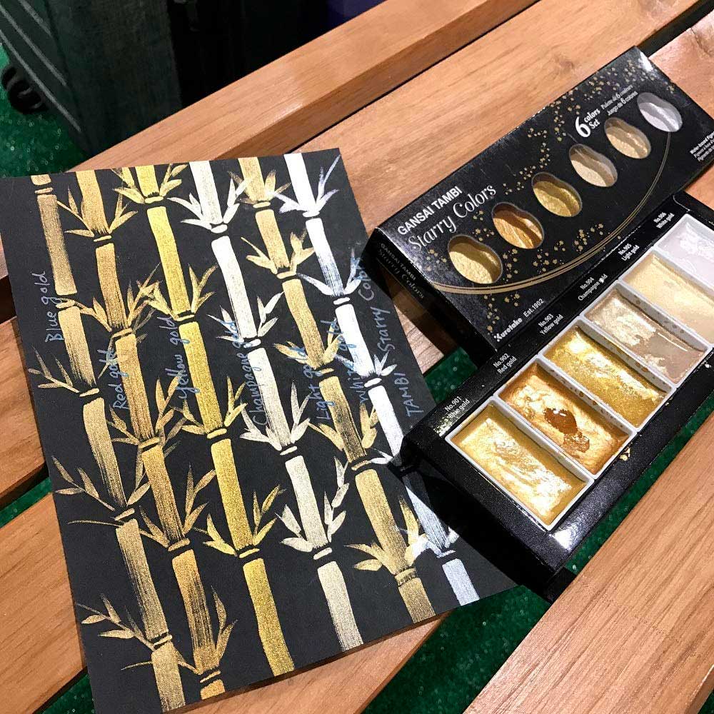 kuretake-gansai-tambi-set-6-acuarelas-starry-colors-4