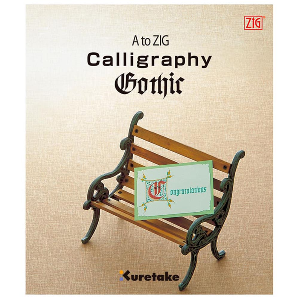 kuretake-revista-de-caligrafia-a-to-zig-calligraphy-gothic