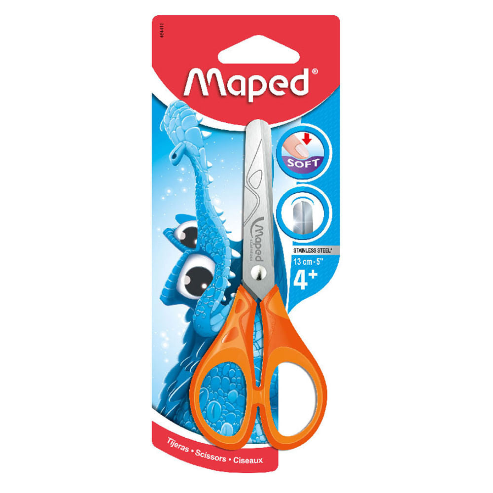 maped-tijera-soft-mango-naranja-13-cm
