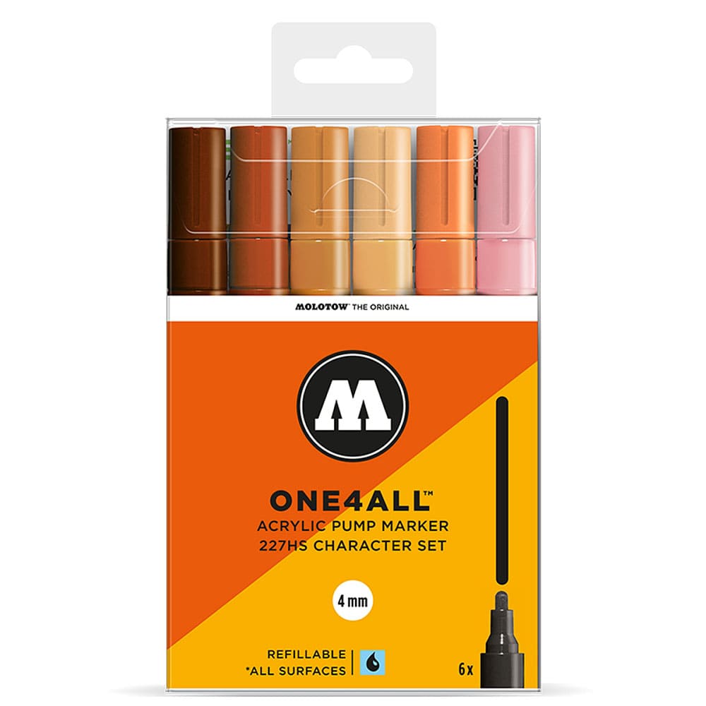 molotow-one4all-set-6-marcadores-227hs-4-mm-character
