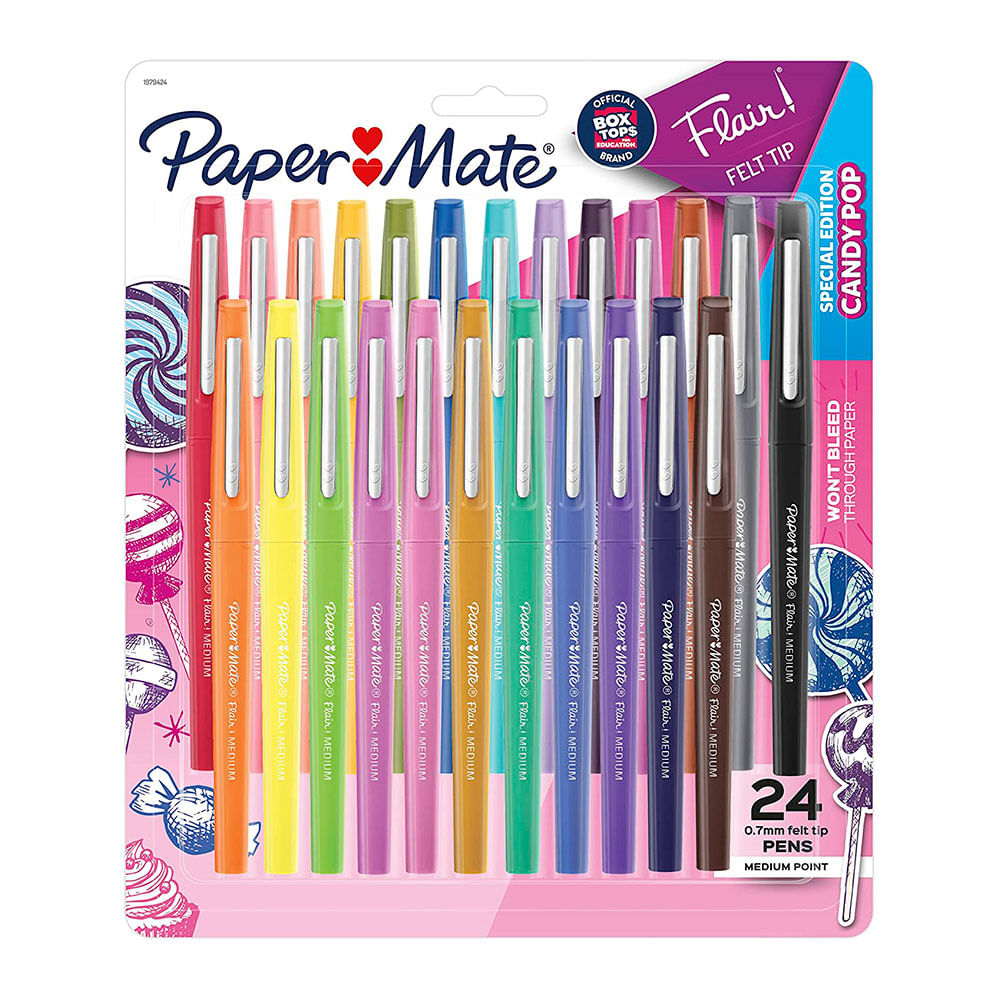 paper-mate-flair-set-24-tiralineas-punta-media-candy-pop