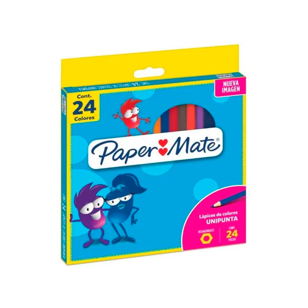paper-mate-set-24-lapices-de-colores-hexagonales