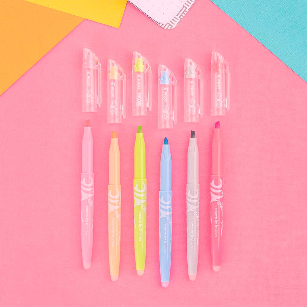 pilot-frixion-light-set-6-destacadores-borrables-soft-pastel-4