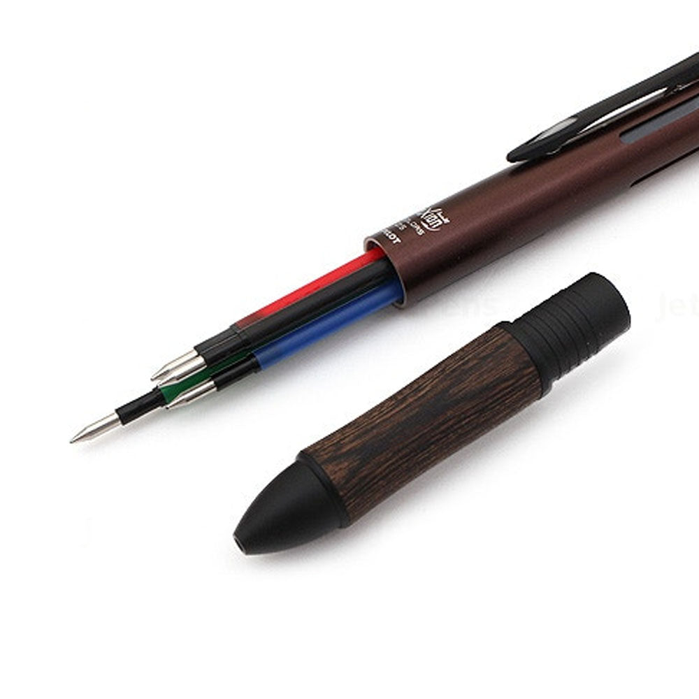 pilot-lapiz-gel-frixion-ball-4-wood-4-colores-05-mm-2