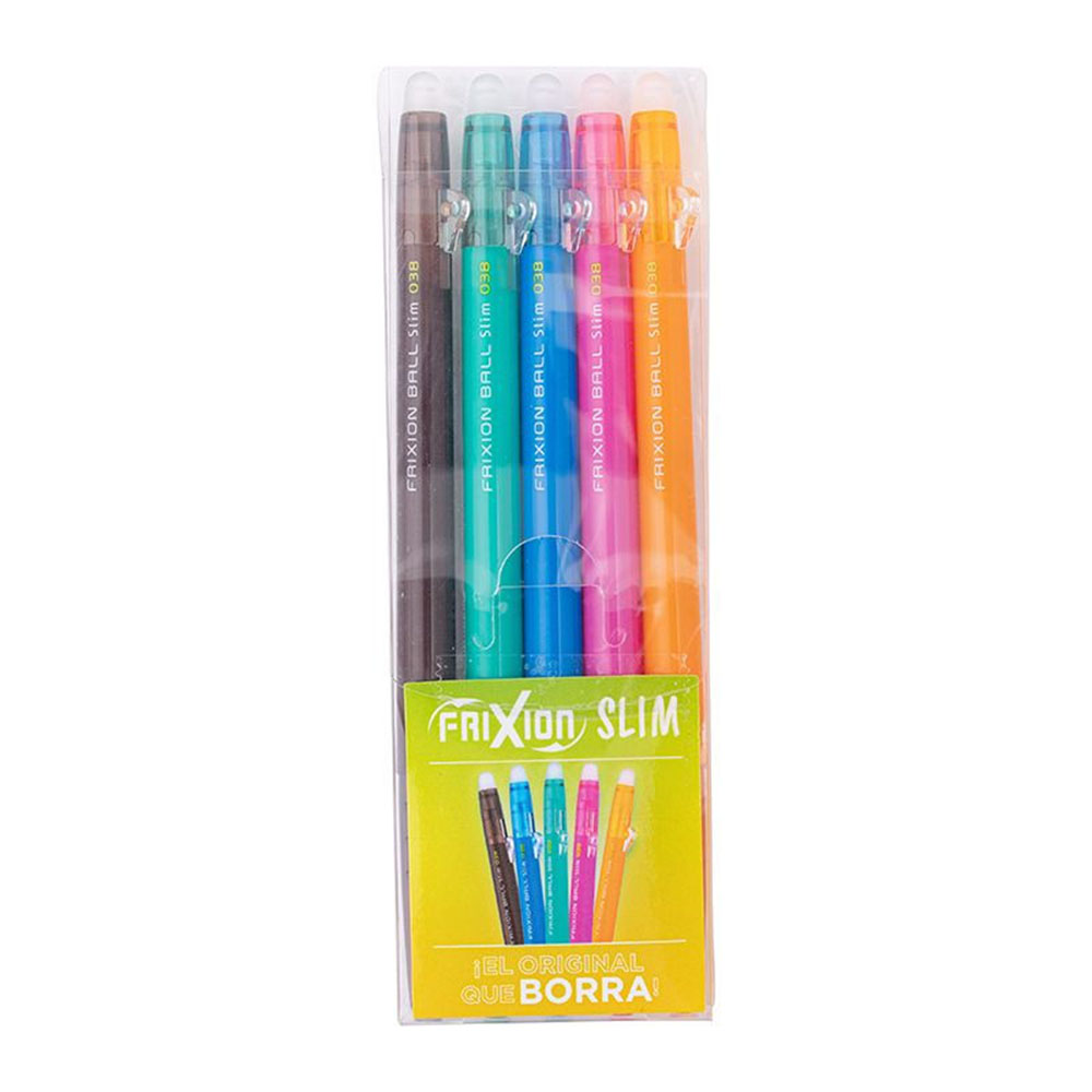 pilot-set-5-lapices-gel-frixion-ball-slim-punta-038-mm-colores-basicos