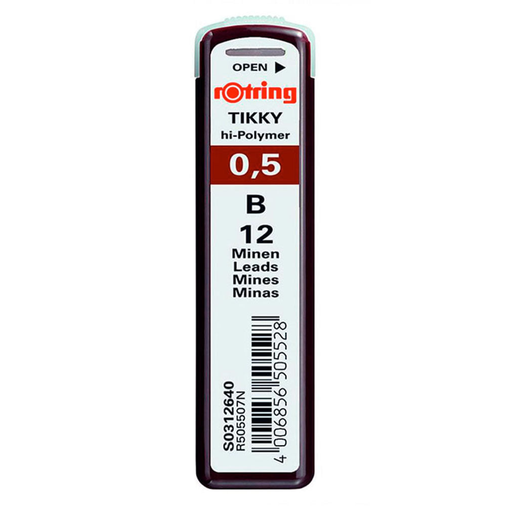 rotring-pack-12-minas-0-5-mm-b