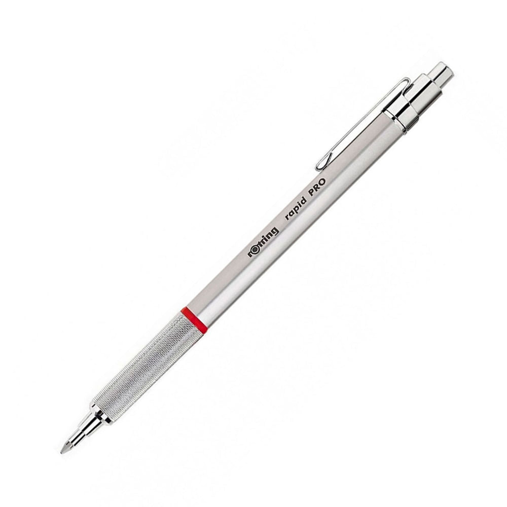 rotring-rapid-pro-boligrafo-metalico-punta-media-plata