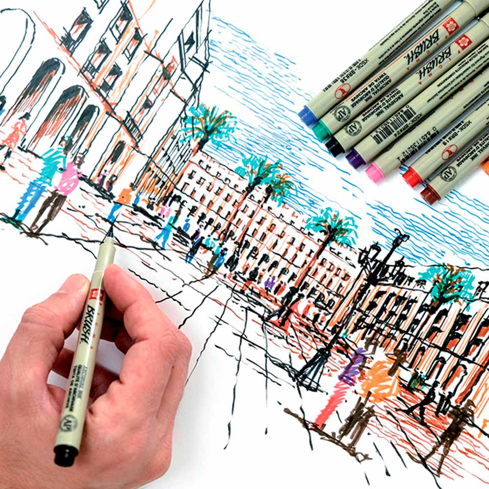 sakura-pigma-micron-set-8-tiralineas-colores-brush-punta-de-pincel-4