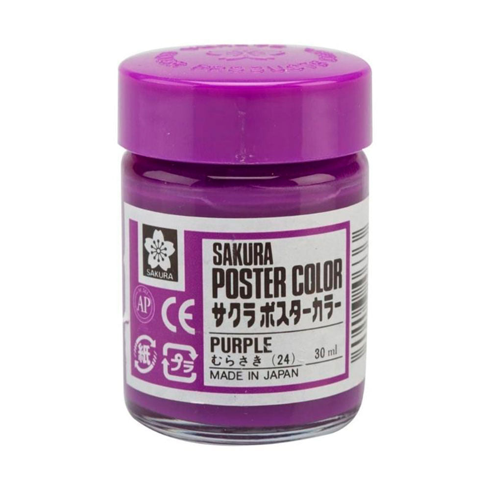 sakura-poster-color-tempera-profesional-30-ml-morado