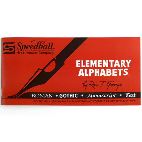 speedball-revista-caligrafia-elementary-alphabets-ingles