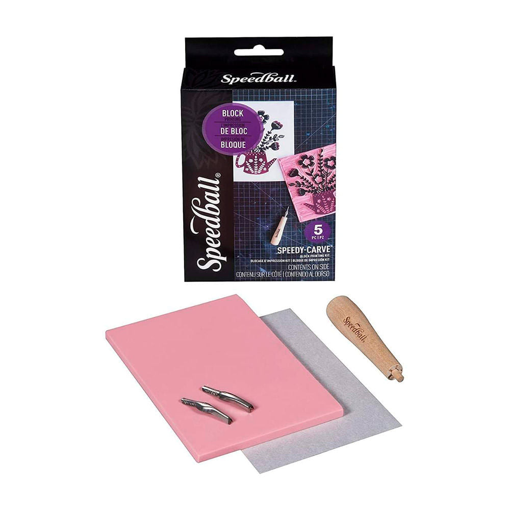 Kit de sculpture sur caoutchouc, kit de fabrication de tampon en caoutchouc Blocs de sculpture