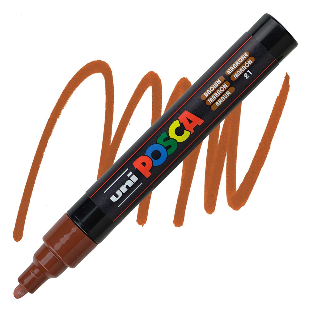 uni-posca-pc-5m-marcadores-medios-clasico-cafe